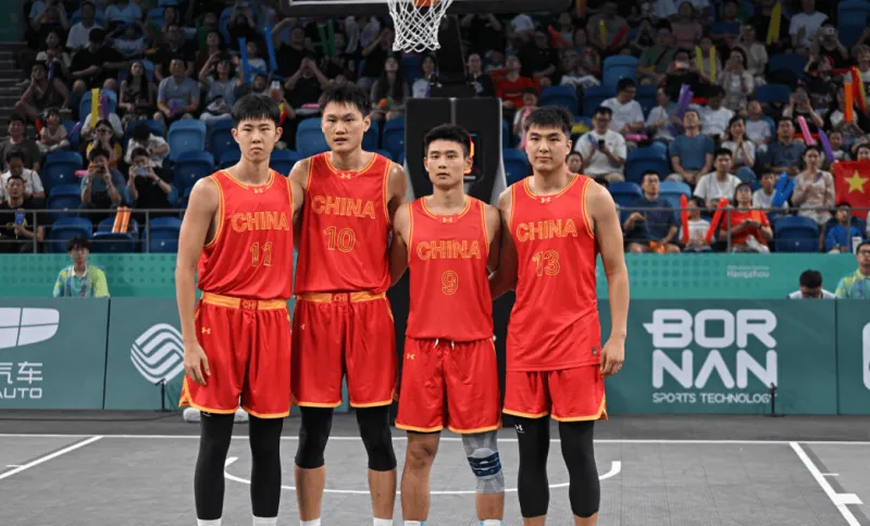 亚运男篮遗憾失利，中国三人队15-22不敌中国台北