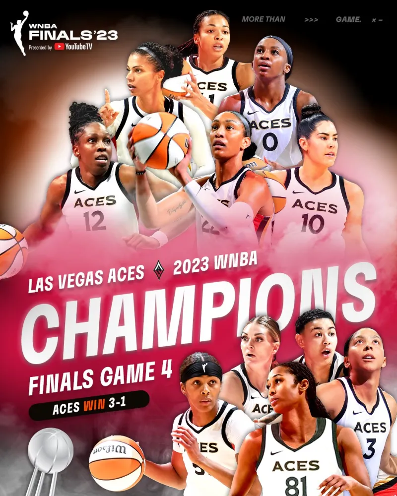 王牌70-69力克自由人，3-1夺得WNBA总冠军